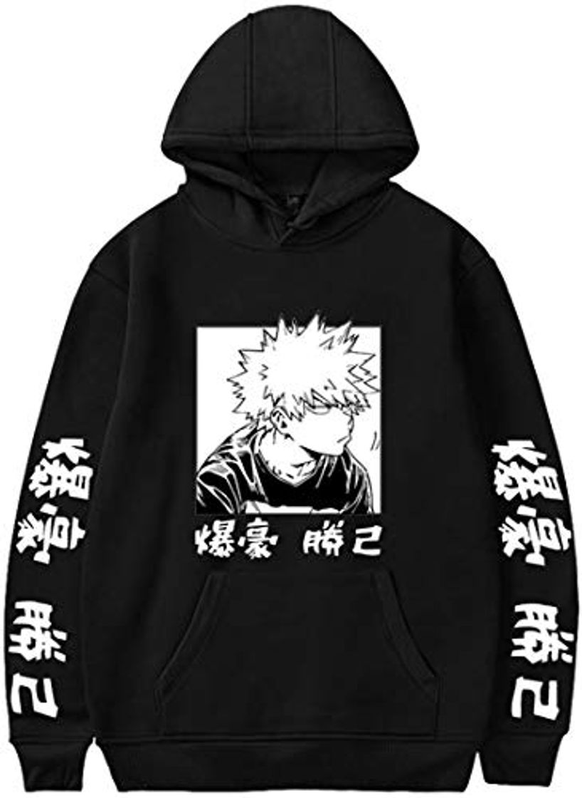 Moda PANOZON Sudadera Hombre Anime con Capucha Figura Bakugou Himiko Toga Deku Camiseta