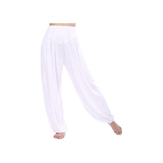 MEISHINE® Mujer Pantalones de Yoga Algodón Modal Harem Pantalón Polainas por Danza,