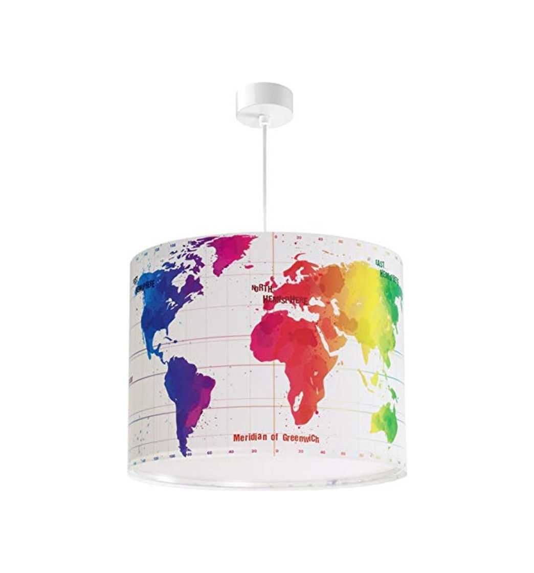 Social Dalber Map - Lámpara colgante Mapa