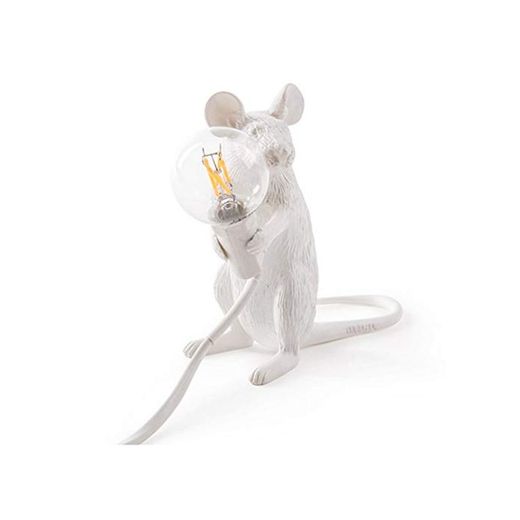 Lámpara Escritorio Moderno Resina Animal Rat Mouse Lámpara De Mesa Pequeño Mini Ratón Lindo Led Luces Nocturnas Dormitorio Decoración Escritorio Luces Lámparas De Noche Niños