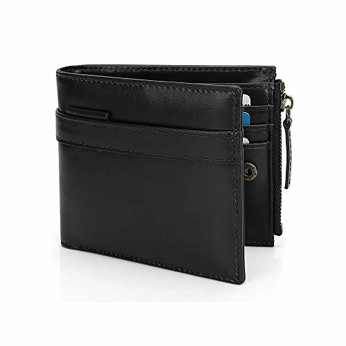 Product Cartera de Cuero Billetera de Hombre Monederos de Hombre con Gran Capacidad