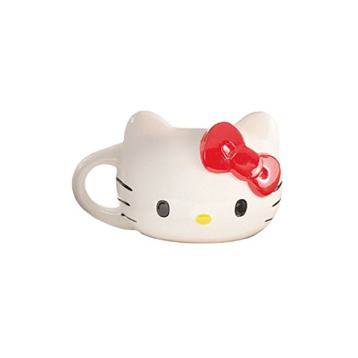 Taza de café de cerámica esculpido Hello Kitty 18 onza