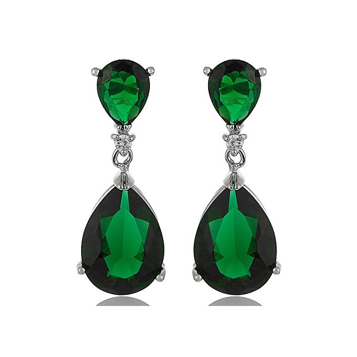 Product Celebrity Inspirado por los pendientes de Angelina Jolie Prom verde esmeralda en