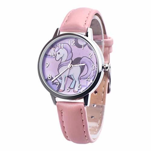 Unicornio Relojes Niños Reloj Chica Reloj Niños Pulsera Reloj Horse Pony Animal