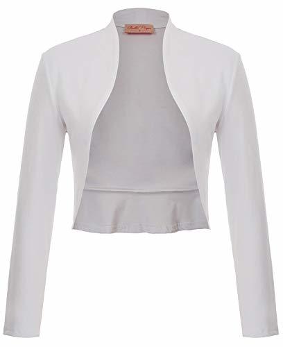 Product Bolero Elegante Mujer Fiesta Torera Talla Grande Mangas Largas Joven Chaqueta Corta