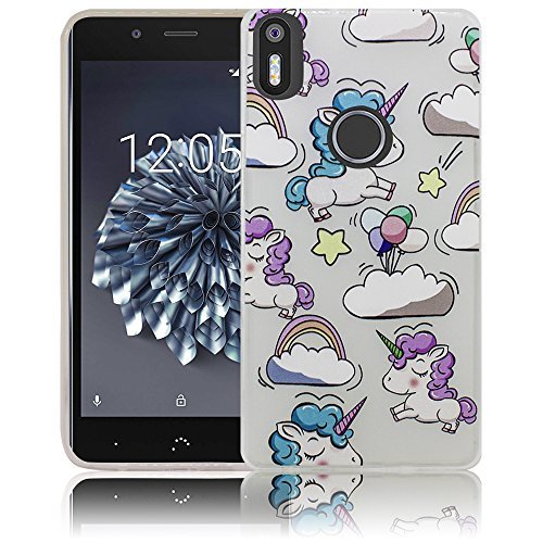 Lugar bq Aquaris X5 Plus Unicorno Baby süße Funda de Silicona Protectora Funda