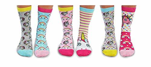 Social United Oddsocks De La Marca Caja De Regalo 6 x Calcetines De