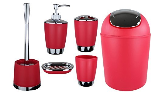 Place Set de 6 accesorios para el cuarto de baño GMMH