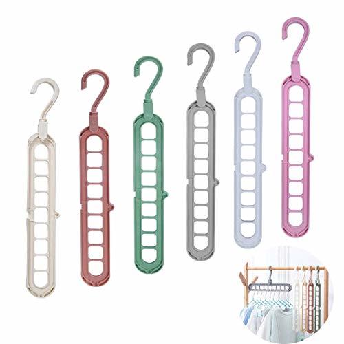 Social QYY 6PCS Perchas Mágico