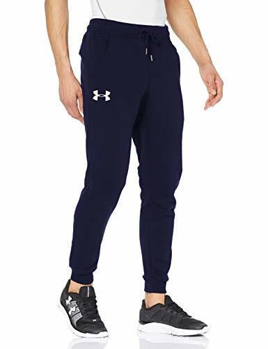 Under Armour Rival Fitted Tapered Jogger Pantalones, Hombre, Azul