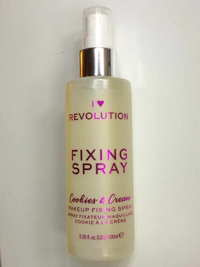 Producto Fixing spray cookies and cream