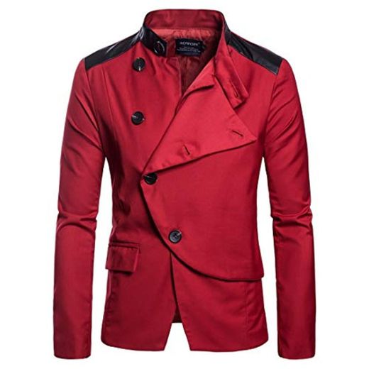 Traje Masculino Masculino Chaquetas Informales Irregulares Chaqueta Delgada Dance Club Fashion Top