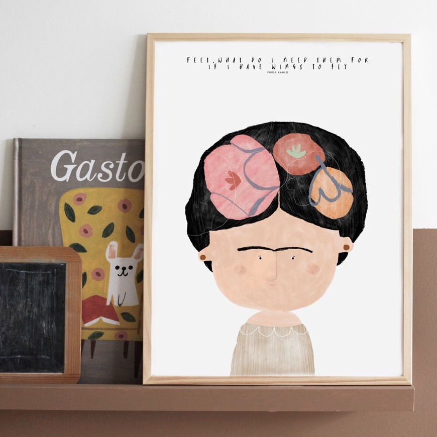 Products GREAT PEOPLE LIKE FRIDA ILLUSTRATION