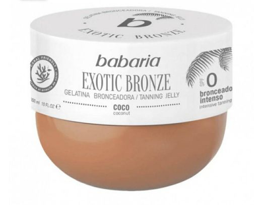 Babaria - Bronze Exótico - Óleo de Coco Gelatina Bronzeadora SPF0