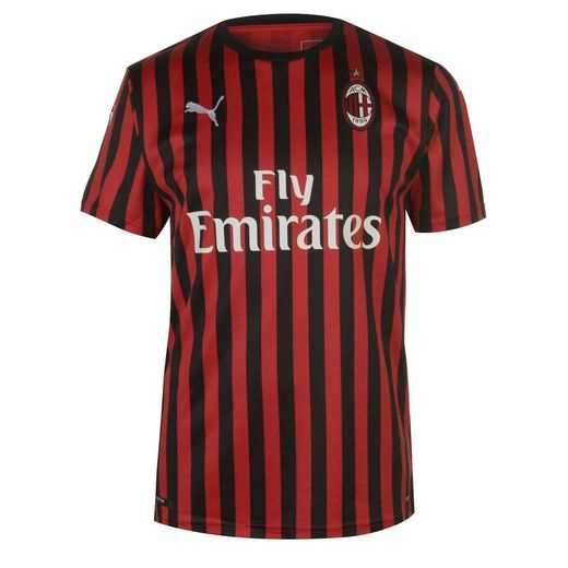 PUMA AC Milan Home Camisetas de equipación, Hombre, Negro