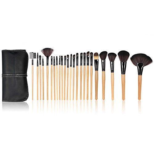 Anself - Set de brochas profesionales para maquillaje kit 24 piezas