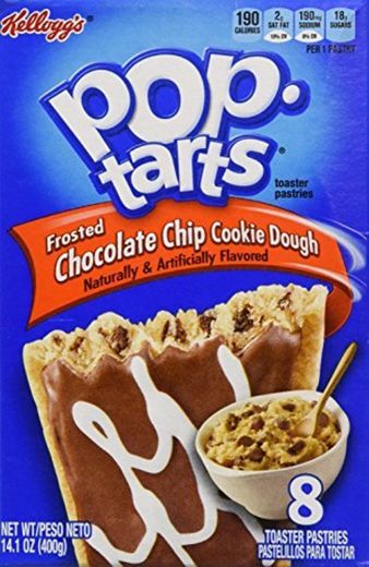 Kellogg's Frosted Chocolate Chip Cookie Dough Pop Tarts 400g