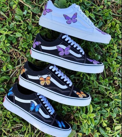 Vans old skool butterfly