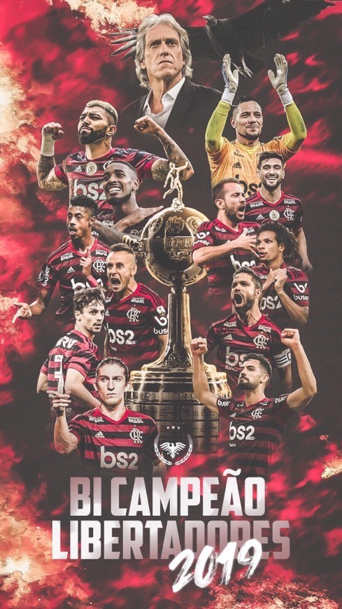 Fashion Elenco Campeão da Copa Libertadores 2019 🔴⚫️🏆