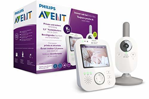 Products Philips AVENT Baby monitor SCD843/26 video-monitor para bebés 300 m FHSS Blanco