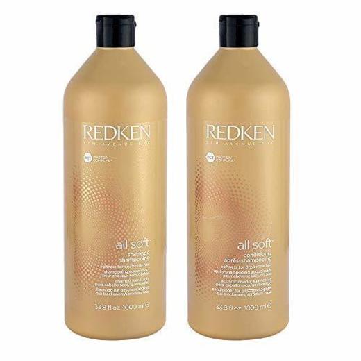 Redken All Soft Shampoo And Conditioner 33.8 Oz Duo