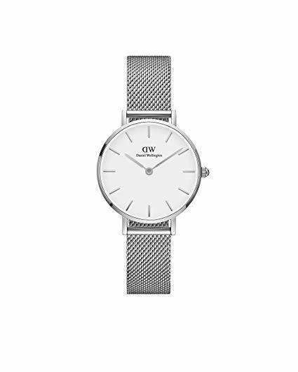 Social Daniel Wellington Reloj Digital para Mujer de Cuarzo con Correa en Acero