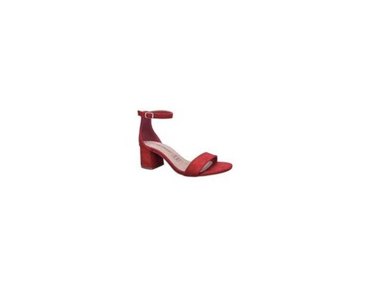 Social MaxMuxun Zapatos de Tacón Cuadrado Rojo Casual Modo Clásico para Mujer Tamaño