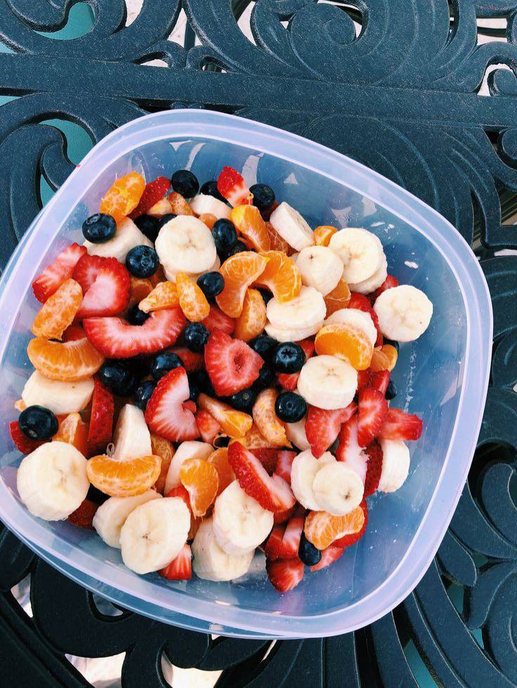 Fashion Salada de fruta 🍉🍎🍒🍍🍌