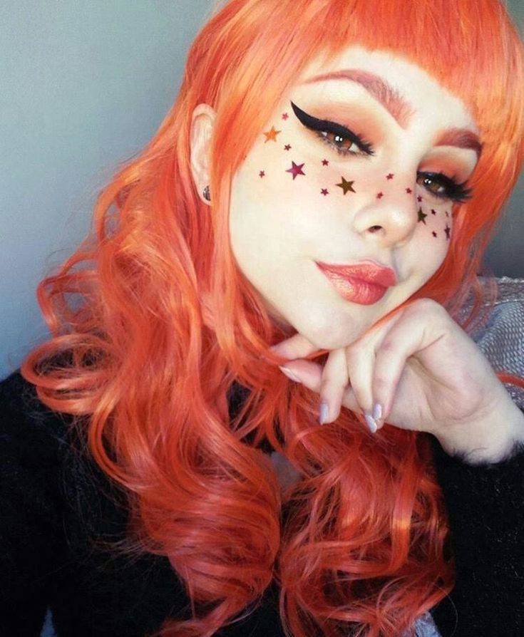 Fashion Cabelo laranja 🍊🧡