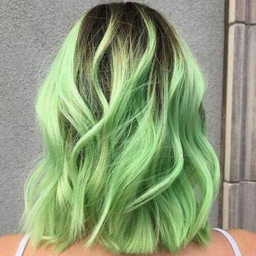 Fashion Cabelo verde 🌱🌲