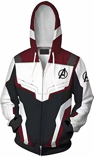 Place FLYCHEN Hombre Sudadera con Capucha 3D Impreso Avengers Endgame Film Superhero Men's