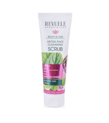 Revuele - Esfoliante facial de argila e mentol 