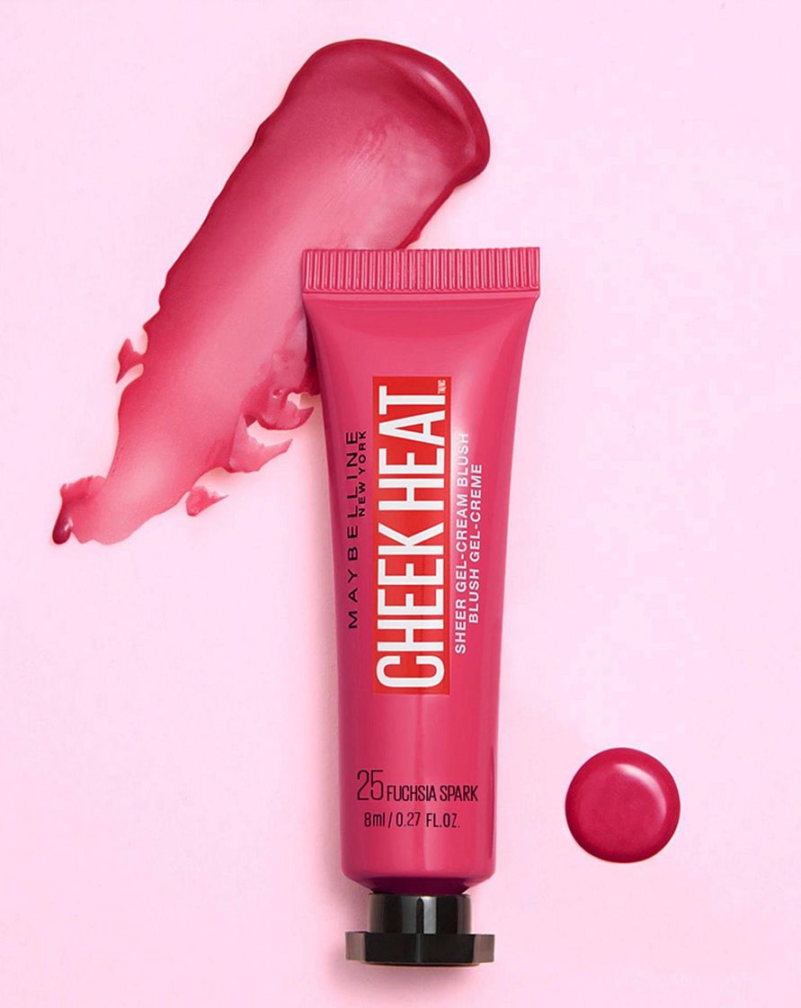 Moda Comprar Maybelline - Blush em creme Cheek Heat - 25: Fuchsia ...