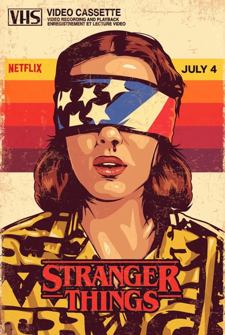 Fashion poster vintage - stranger things 