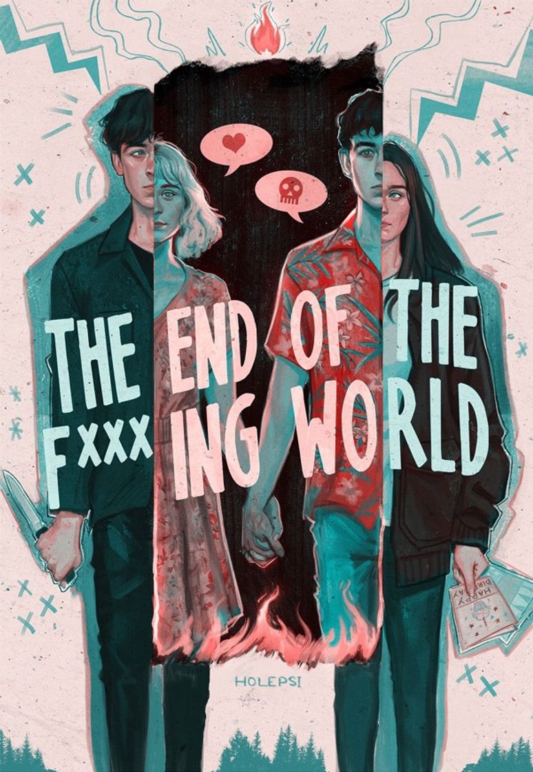 Fashion poster vintage - the end of the f***ing world 