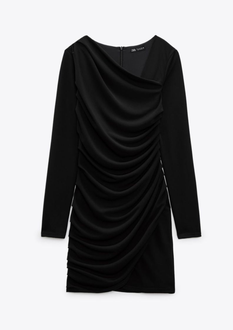 Moda DRAPED DRESS - Black