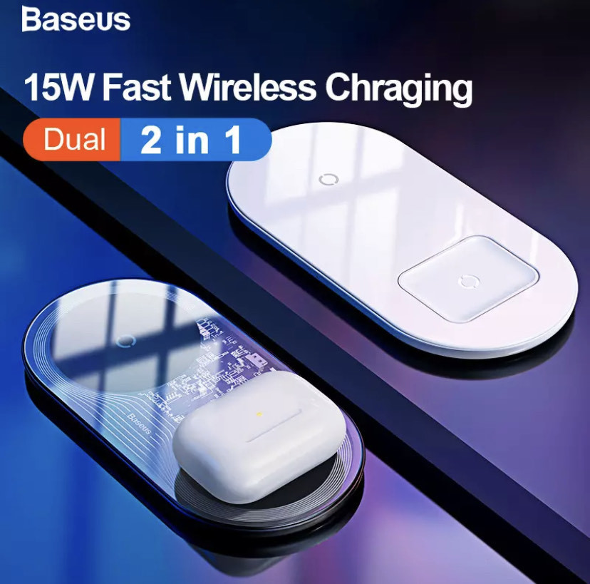 Producto Baseus qi carregador sem fio para airpods iphone 11 pro max 