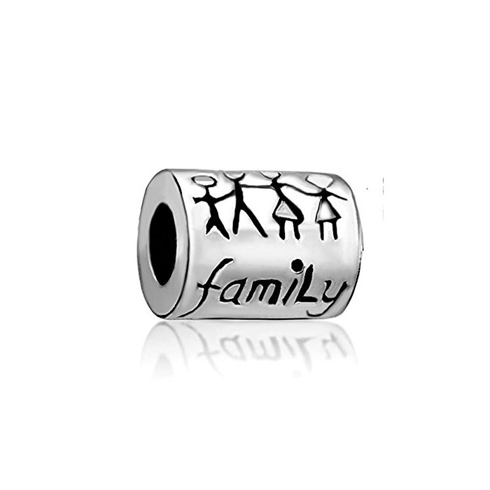 Productos Familia de uniqueen Love Forever Charms Venta barato Beads Fit Pandora Chamilia