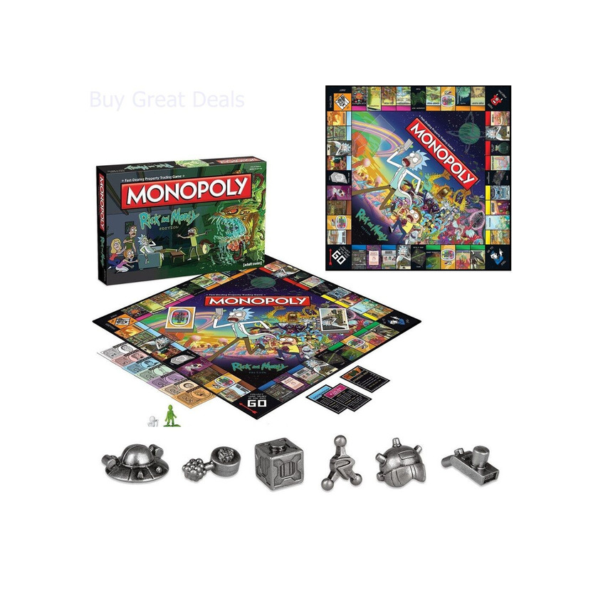 Producto Monopoly Rick and Morty 