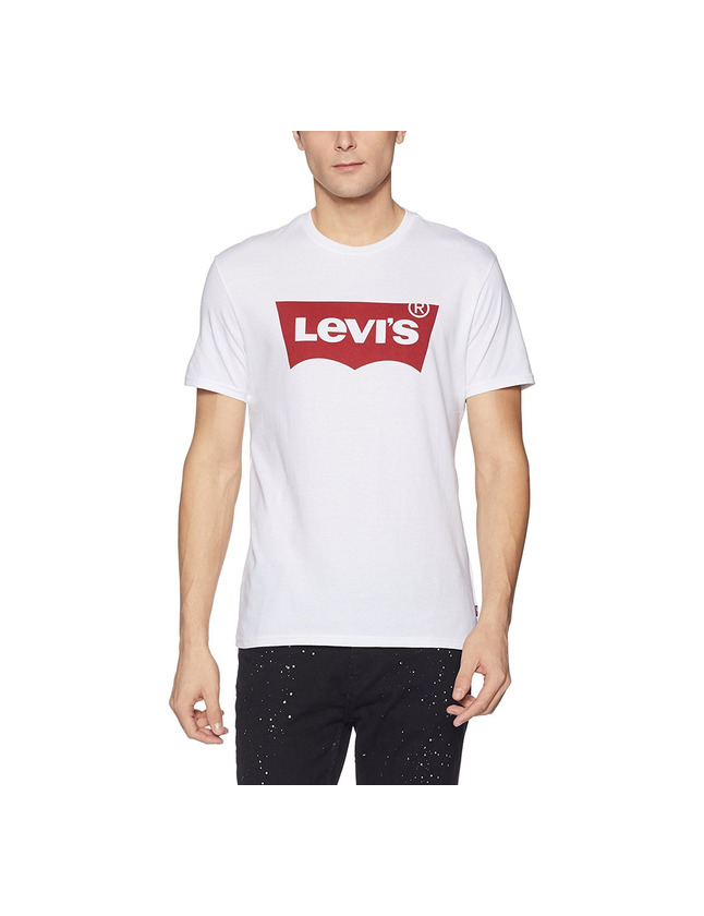 Social Levi's Graphic Set-In Neck, Camiseta para Hombre, Blanco