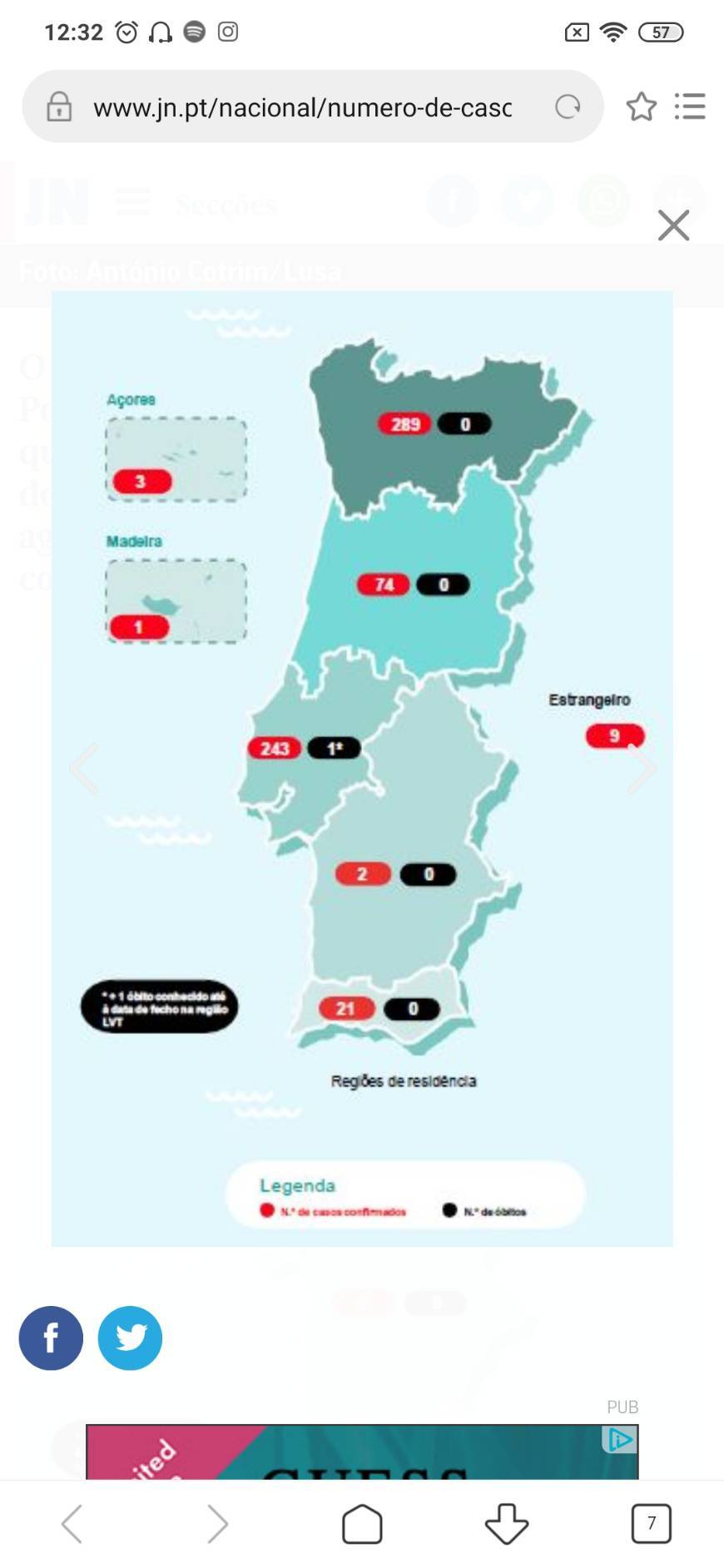 Moda ULTIMA HORA18.03.2020: estado do coronavirus em Portugal 