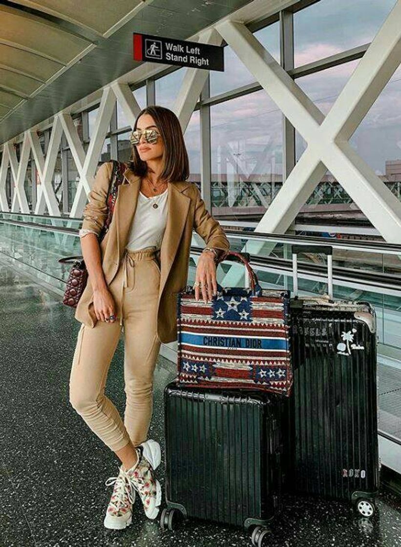 Fashion Look confortável para viajar 