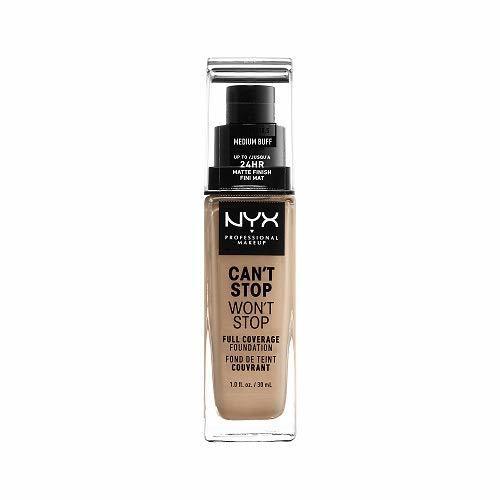 Social Nyx Professional Makeup Can'T Stop No Parar 24 Horas Base 30ml Mediana