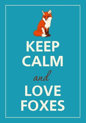 Fox - Keep calm Wallpaper