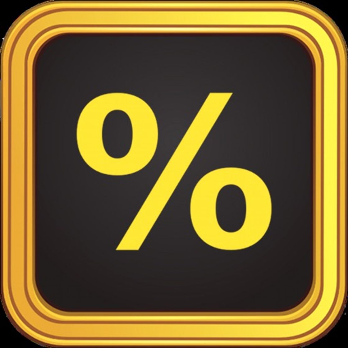 App Tip Calculator % Gold