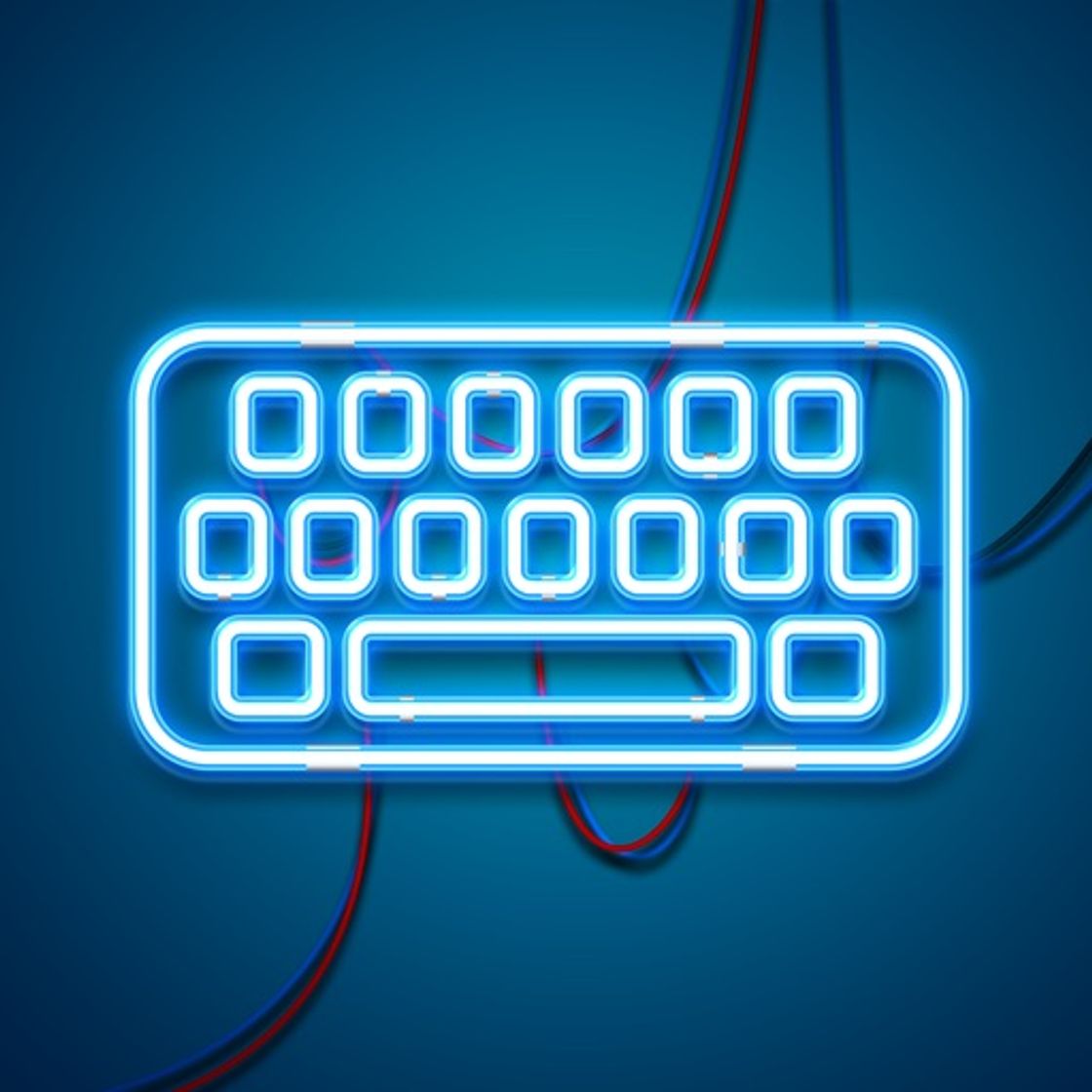 App LED Lights Keyboard – Glow.ing Neon Keyboards Theme.s and Color.ful Fonts for iPhone