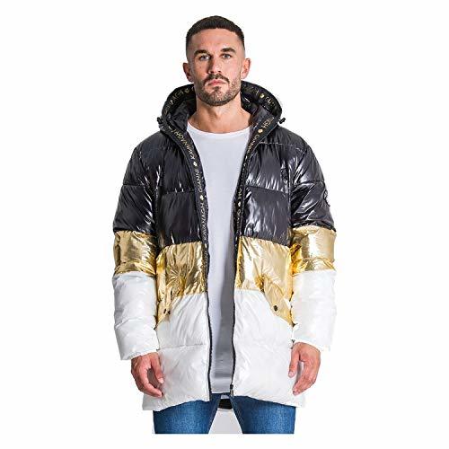 Moda Gianni Kavanagh AW19 - Gianni Kavanagh 1725 Black/Gold/White GK Glaciar Down Coat