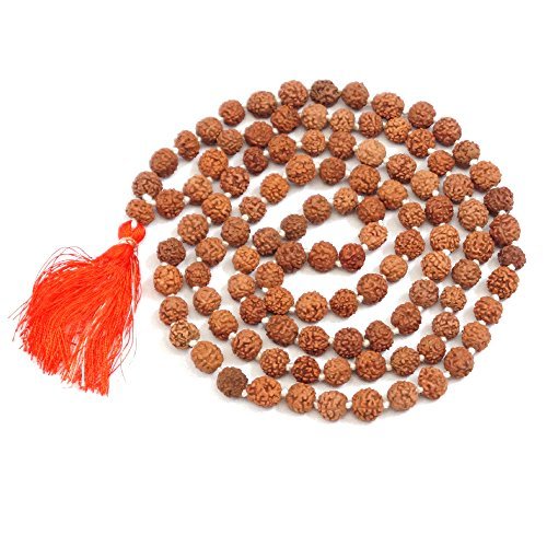 Rudraksha Japa Mala 7 mm| Authentic Indian 108 Beads