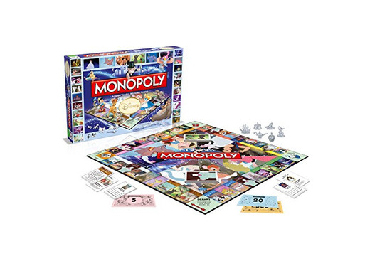 Winning Moves Disney Classic Juego de Mesa Monopoly *Edición Francesa*