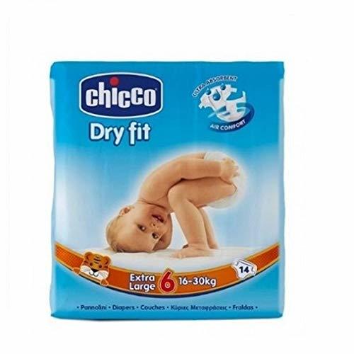 Beauty Chicco Fraldas Dry Fit T6 16-30Kg x 14 unidades